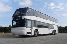 Divstāvu autobusa noma 67 69 70 72 75 sēdvietas